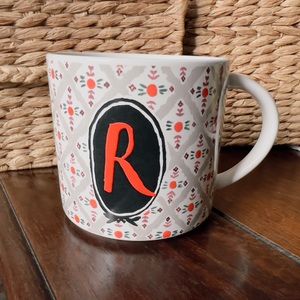 Anthropologie monogrammed mug “R”